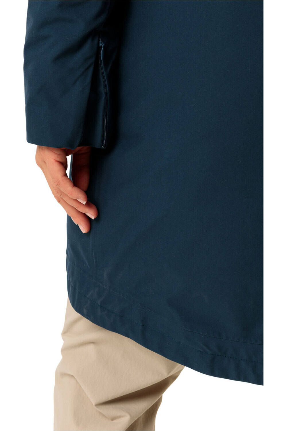 Vaude chaqueta impermeable insulada mujer ANNECY 3IN1 AZUL 05