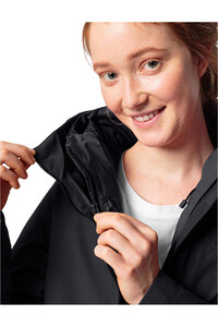 Vaude chaqueta impermeable insulada mujer ANNECY 3IN1 III NEGRO 03