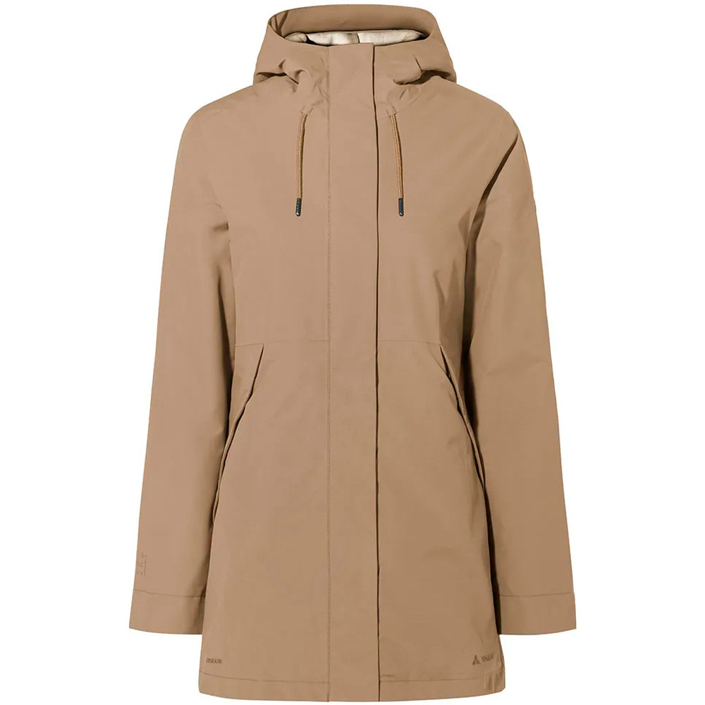 Vaude chaqueta impermeable insulada mujer COREWAY MARRON 03