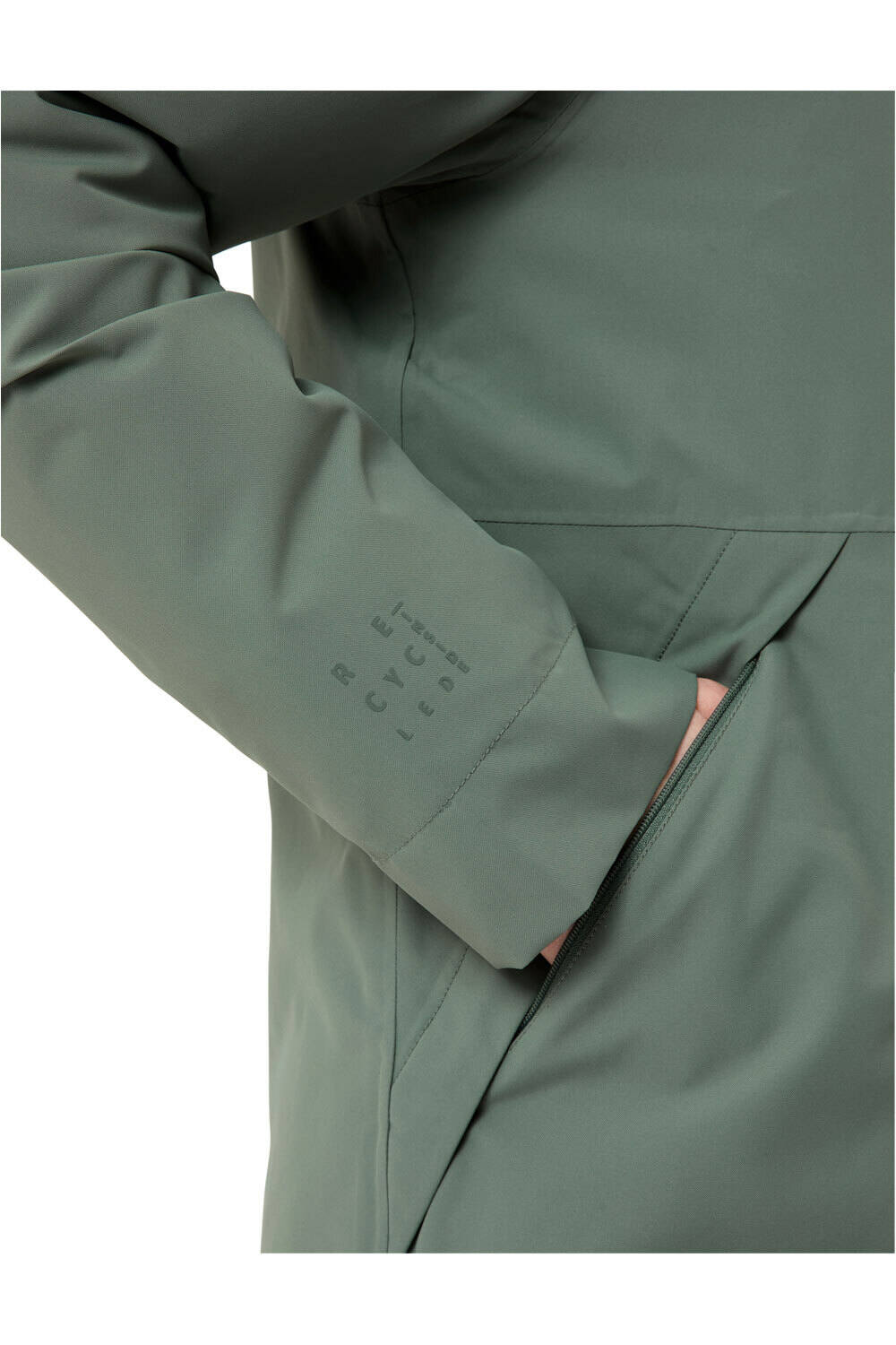 Vaude chaqueta impermeable insulada mujer COREWAY VERDE 03