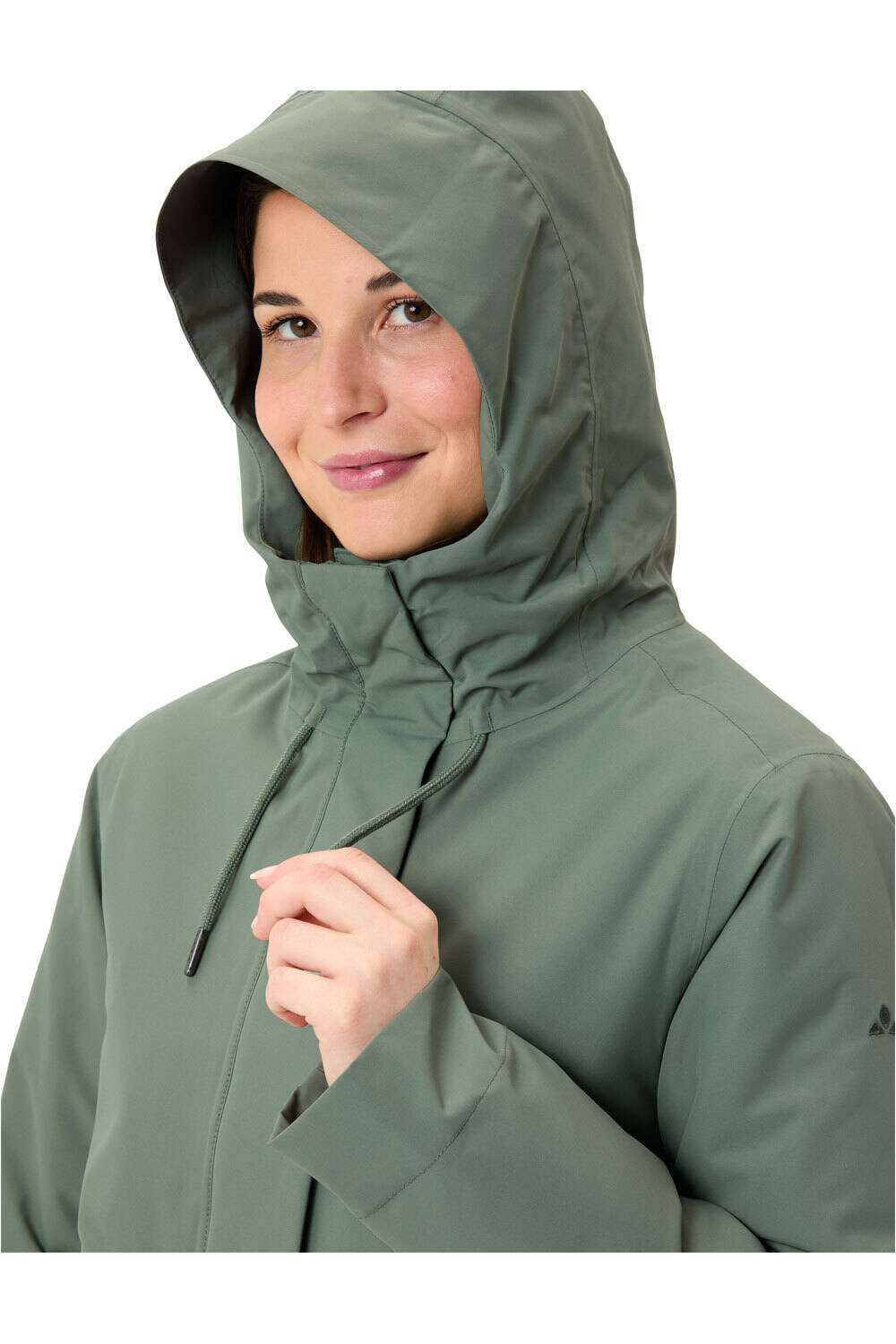 Vaude chaqueta impermeable insulada mujer COREWAY VERDE 04