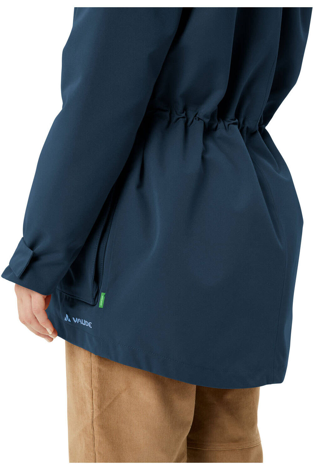 Vaude chaqueta impermeable insulada mujer MANUKAU III AZUL 04