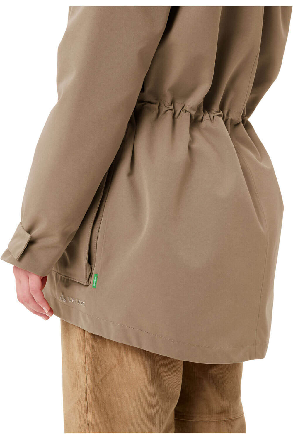 Vaude chaqueta impermeable insulada mujer MANUKAU III MARRON 04