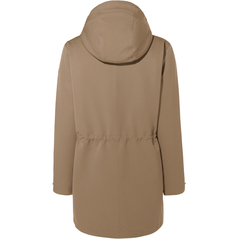 Vaude chaqueta impermeable insulada mujer MANUKAU III MARRON 06