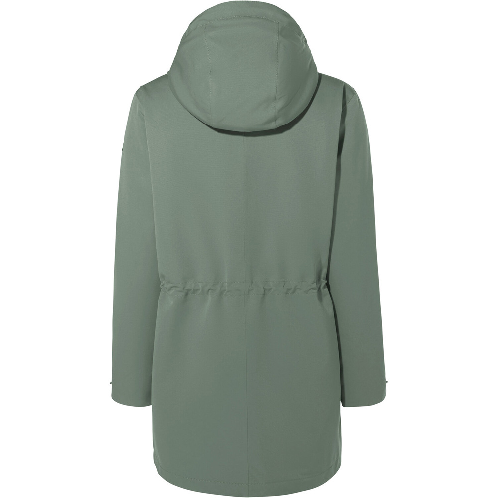 Vaude chaqueta impermeable insulada mujer MANUKAU VERDE 06