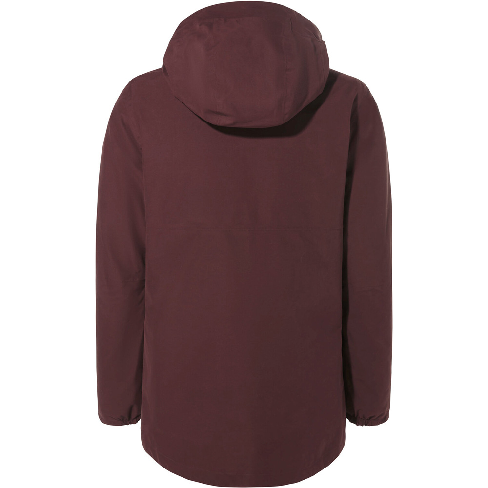 Vaude chaqueta impermeable insulada mujer MINEO 3IN1 MARRON 06