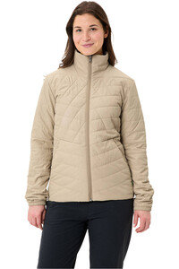 Vaude chaqueta impermeable insulada mujer MINEO 3IN1 MARRON vista detalle