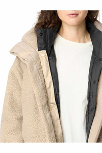 Vaude chaqueta impermeable insulada mujer NAJUN 3IN1 MARRON vista detalle