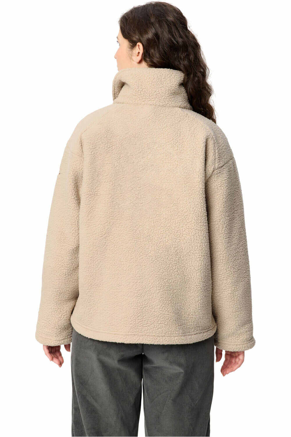 Vaude chaqueta impermeable insulada mujer NAJUN 3IN1 MARRON vista trasera