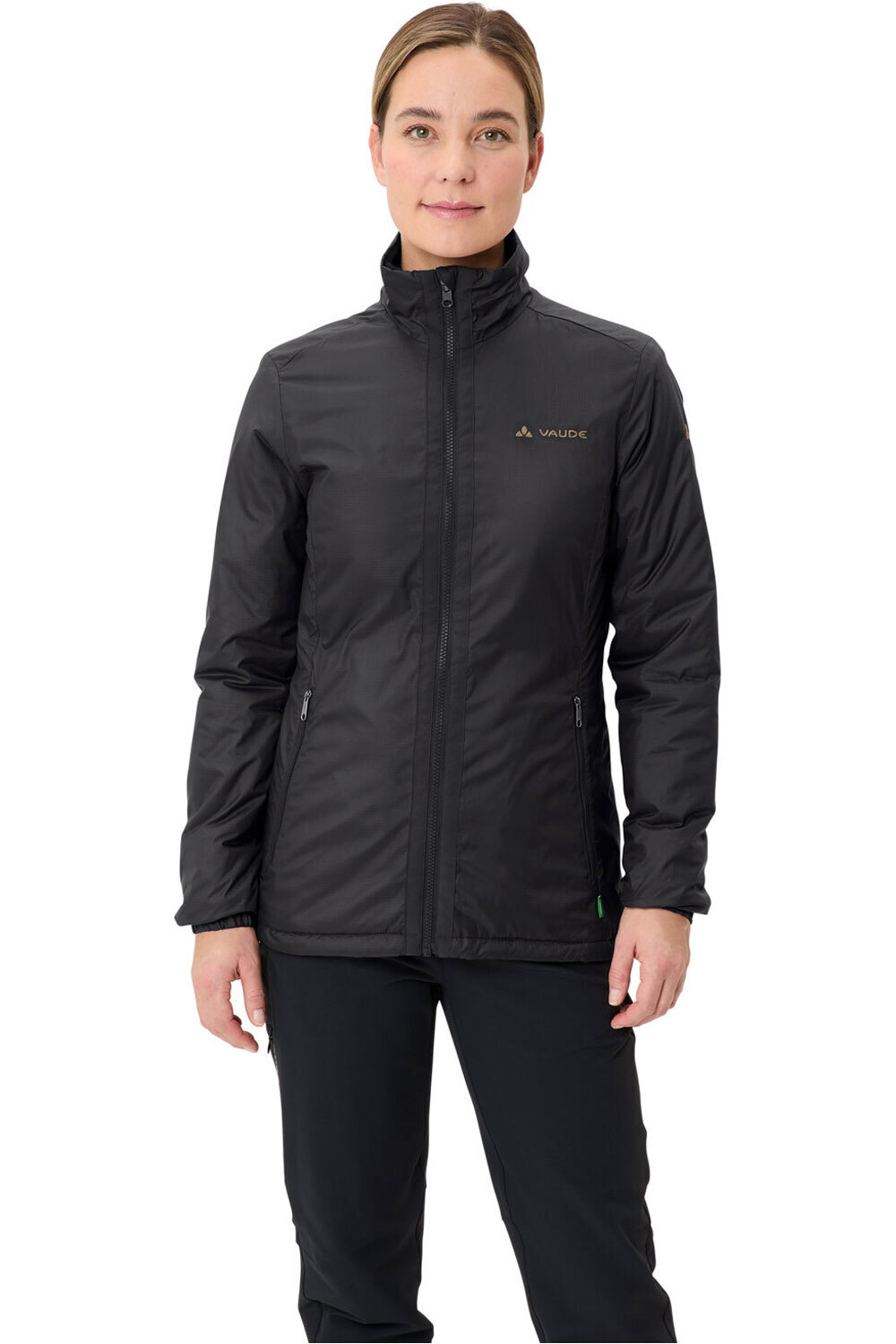 Vaude chaqueta impermeable insulada mujer NEYLAND 3IN1 MARRON vista detalle