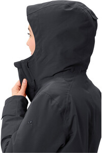 Vaude chaqueta impermeable insulada mujer SKOMER NEGRO 03