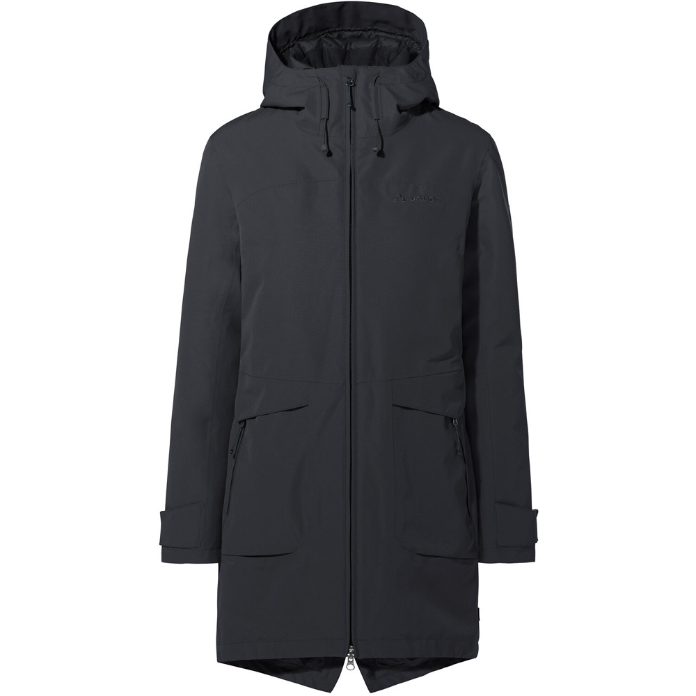 Vaude chaqueta impermeable insulada mujer SKOMER NEGRO 05