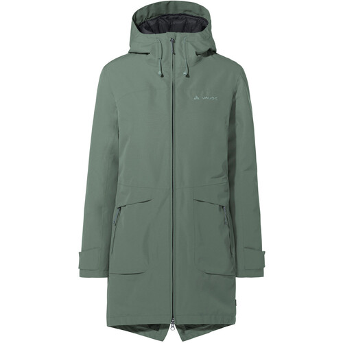 Vaude chaqueta impermeable insulada mujer SKOMER VERDE