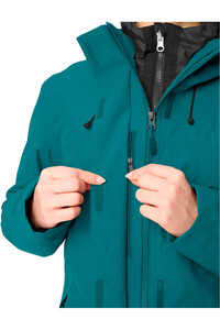Vaude chaqueta impermeable insulada mujer Women's Neyland 3in1 Jacket AZUL vista detalle