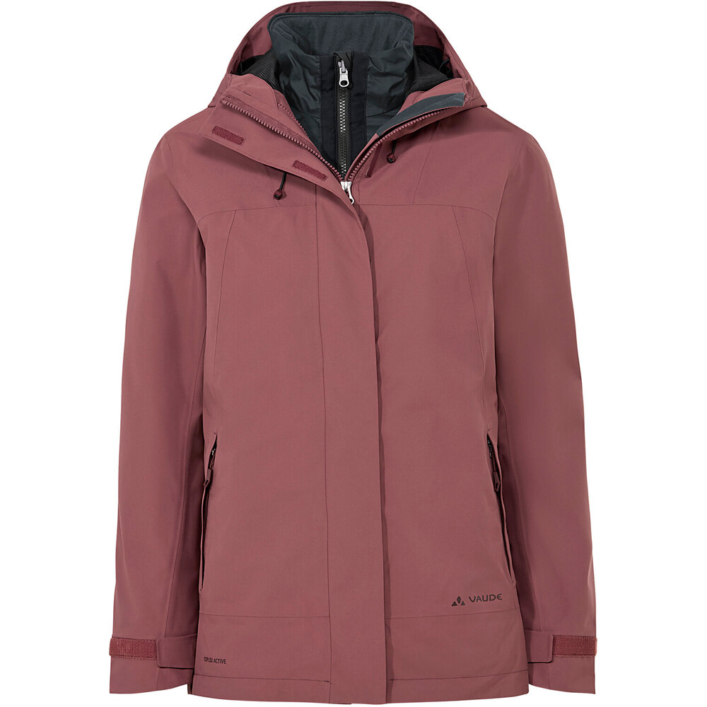 Vaude chaqueta impermeable insulada mujer Women's Neyland 3in1 Jacket MORADO 04