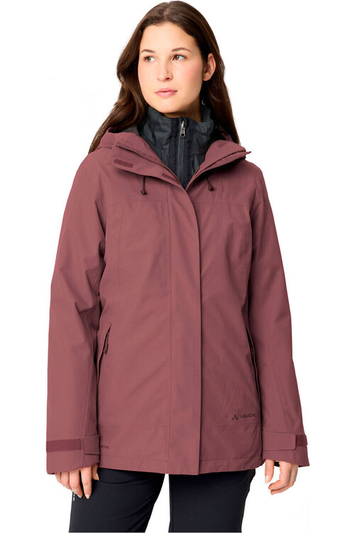 Vaude chaqueta impermeable insulada mujer Women's Neyland 3in1 Jacket MORADO