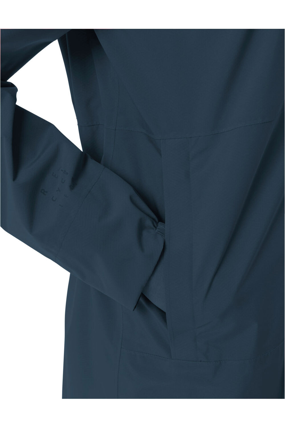 Vaude chaqueta impermeable mujer MINEO 2.5 L AZUL vista detalle