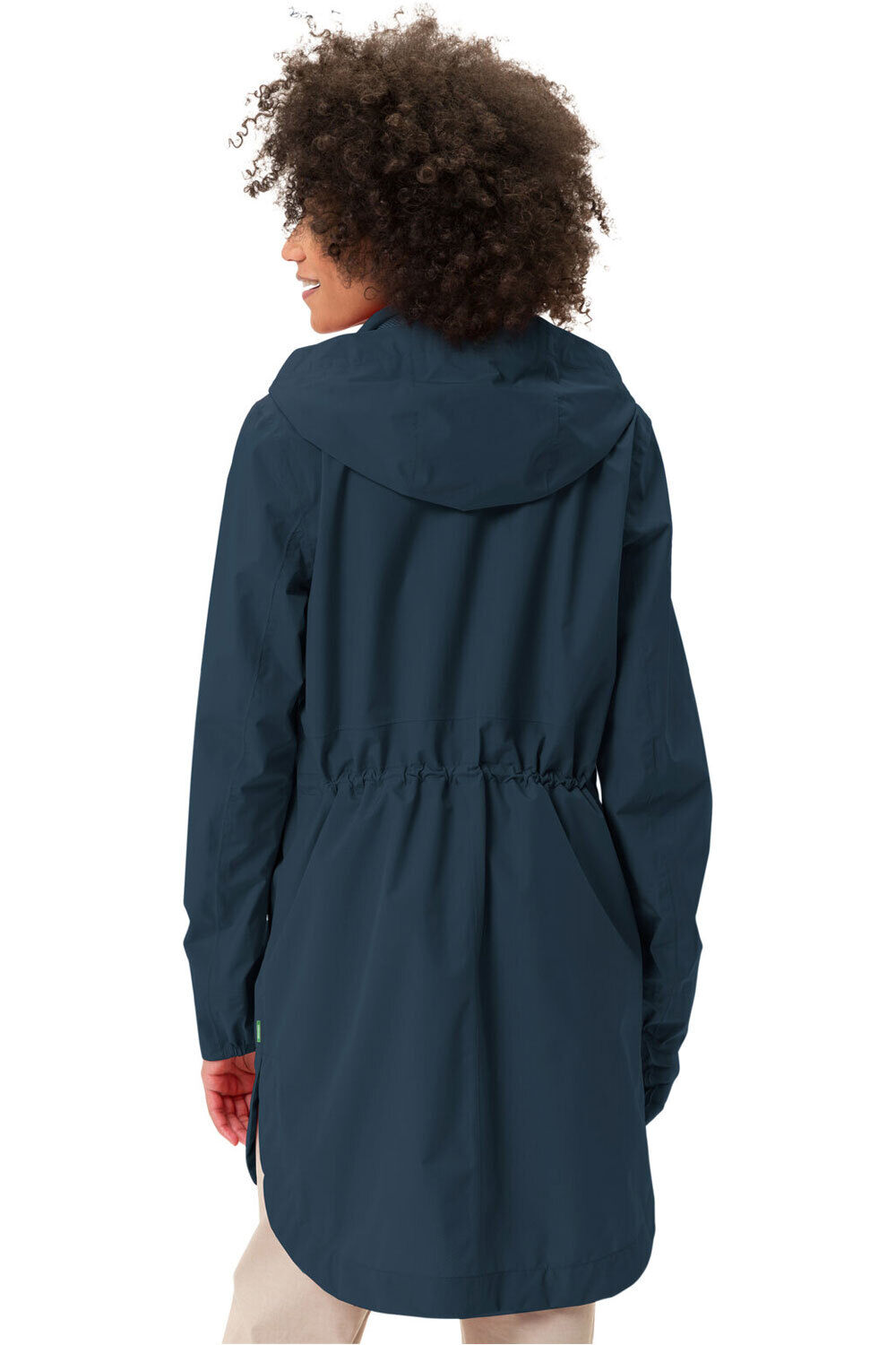 Vaude chaqueta impermeable mujer MINEO 2.5 L AZUL vista trasera