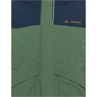 Vaude chaqueta impermeable niño ESCAPE VERDE vista detalle