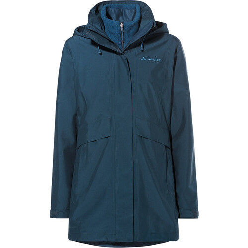 Vaude chaqueta outdoor mujer IDRIS 3IN1 AZUL