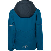 Vaude chaqueta outdoor niño CAPACIDA HYBRID AZUL vista trasera