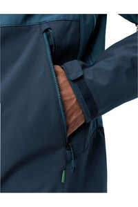 Vaude chaqueta softshell hombre ROCCIA II AZUL vista detalle