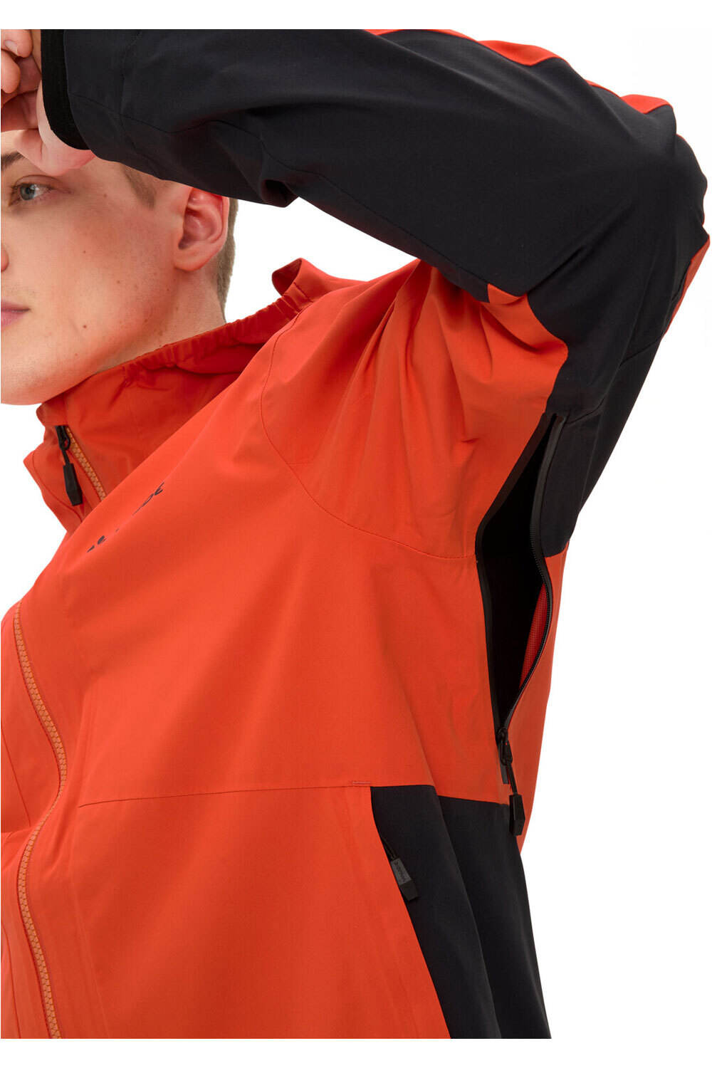 Vaude cortavientos ciclismo hombre MOAB PRO ROJO 03