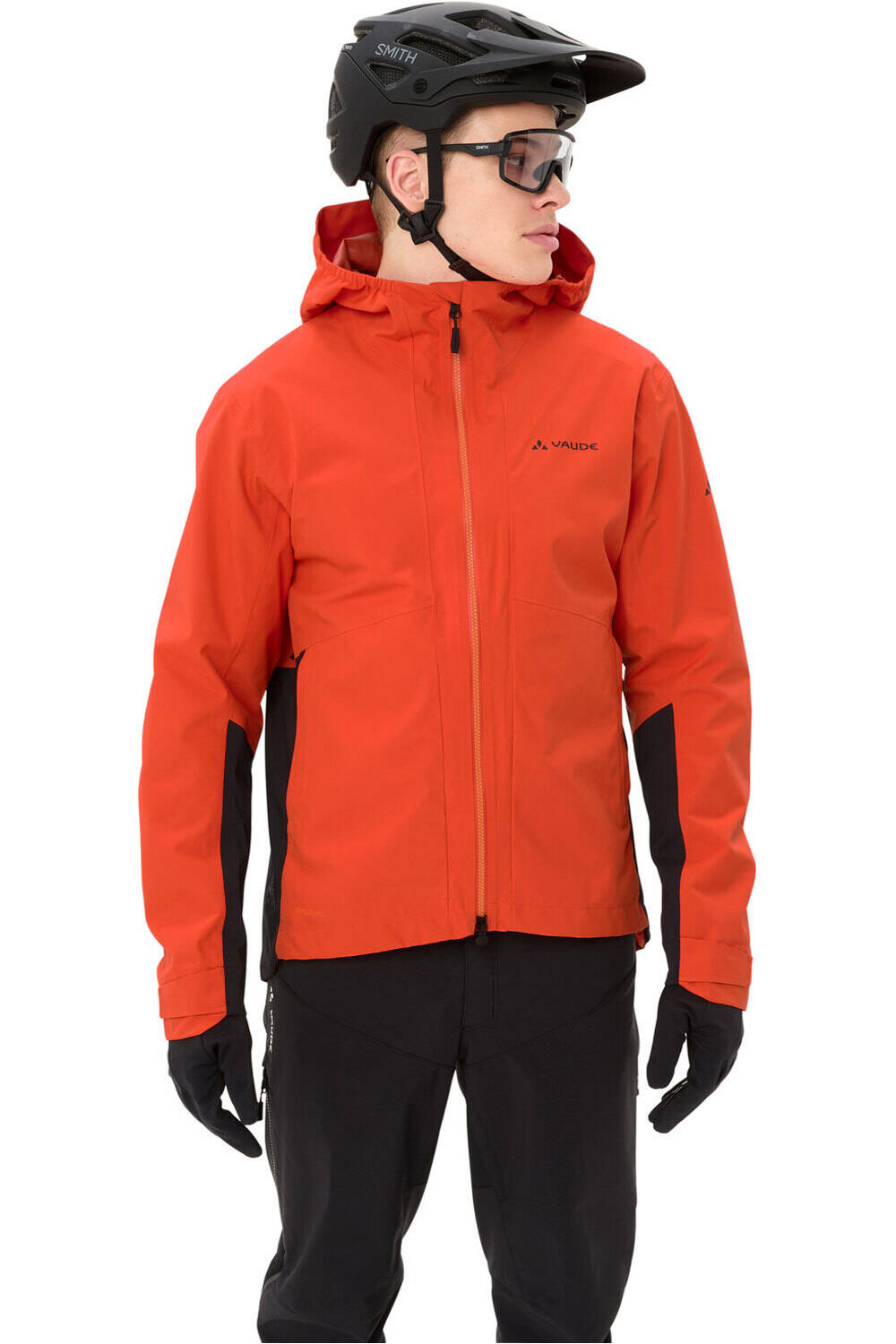 Vaude cortavientos ciclismo hombre MOAB PRO ROJO vista detalle