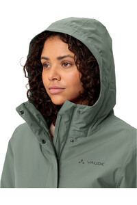 Vaude cortavientos ciclismo mujer CYCLIST PADDED II VERDE 03