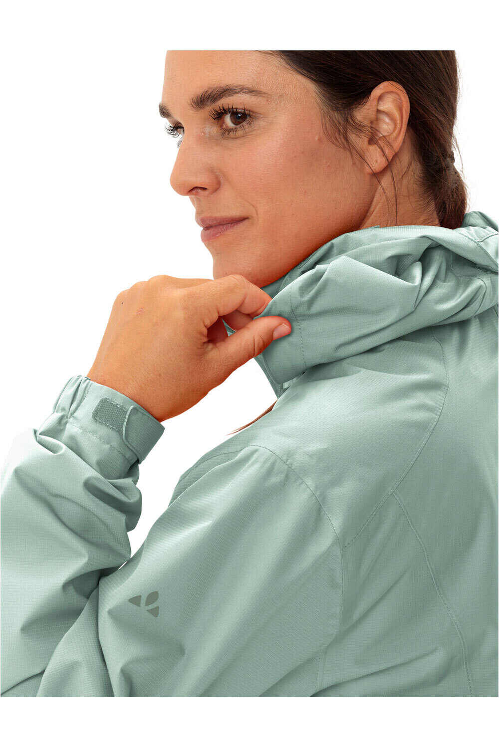 Vaude cortavientos ciclismo mujer ESCAPE BIKE LIGHT AZUL vista detalle