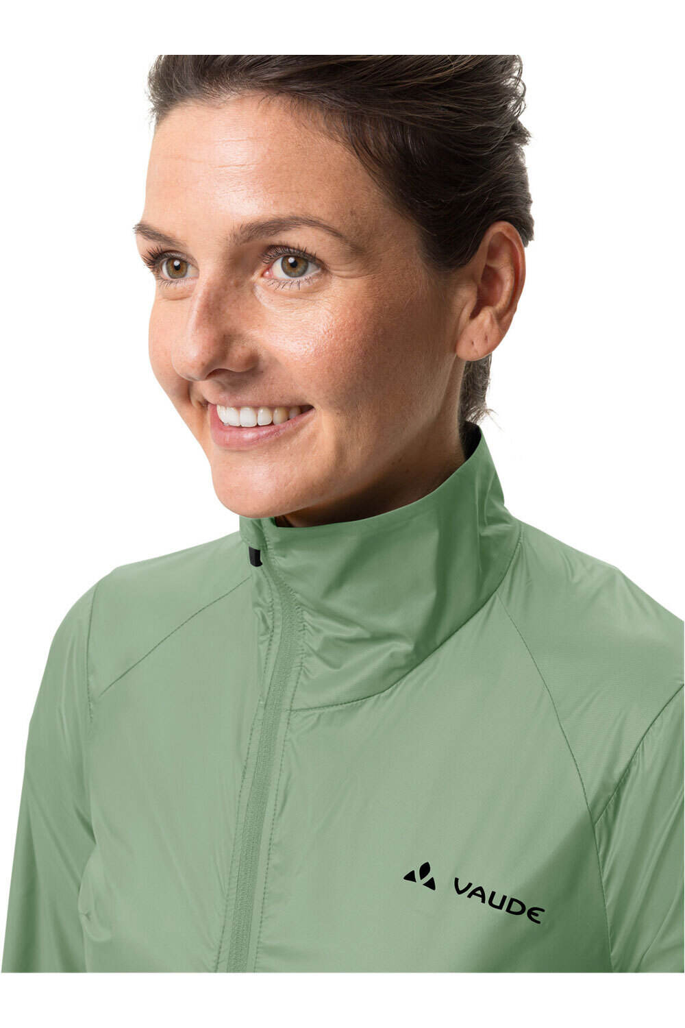 Vaude cortavientos ciclismo mujer FURKA AIR VERDE vista detalle