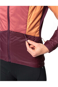 Vaude cortavientos ciclismo mujer KURO ROJO 03
