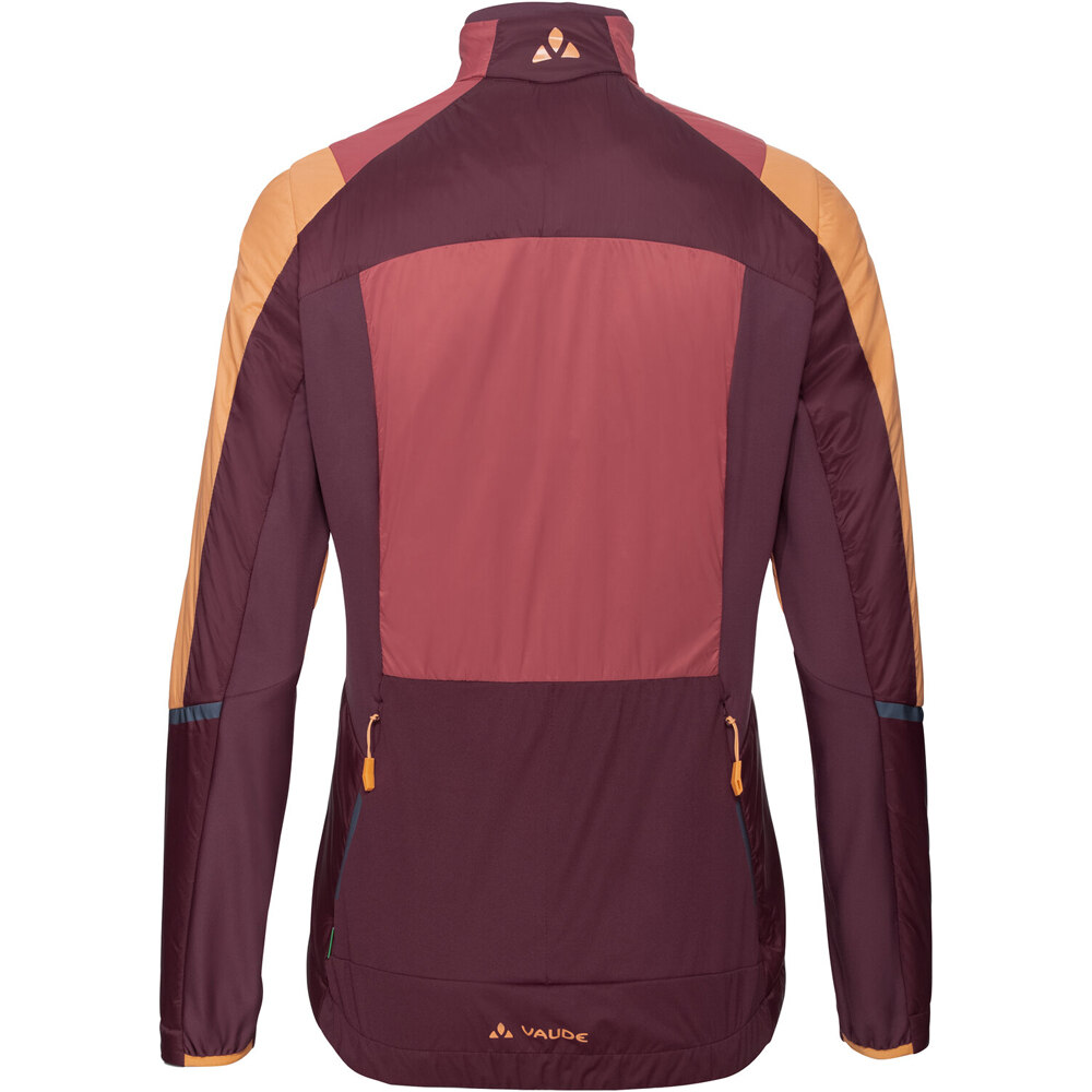 Vaude cortavientos ciclismo mujer KURO ROJO 05