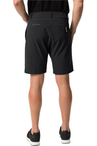 Vaude culotte corto hombre CYCLIST NEGRO vista trasera