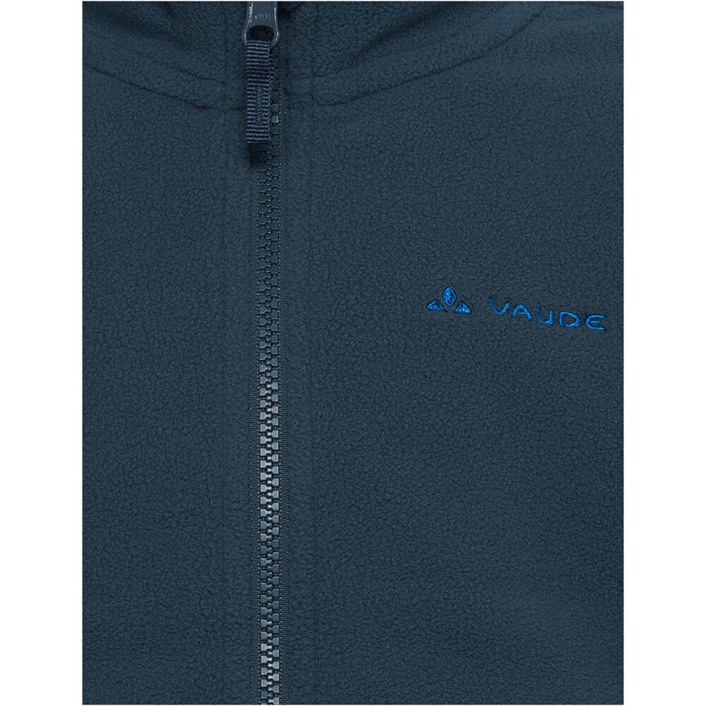 Vaude forro polar niño PULEX II AZUL vista detalle