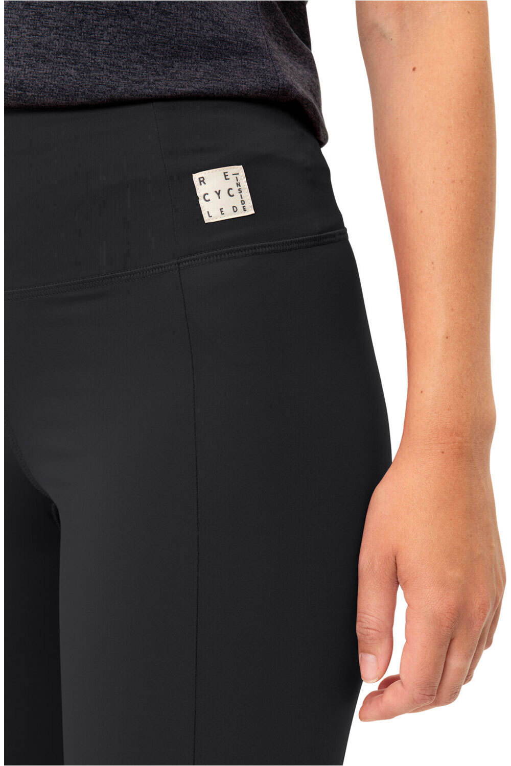 Vaude malla larga mujer ESSENTIAL NEGRO vista detalle
