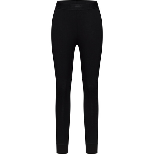 Vaude mallas trail running largas mujer MONVISO WOOL NEGRO