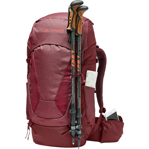 VAUDE ASYMMETRIC 48+8 MUJER rojo