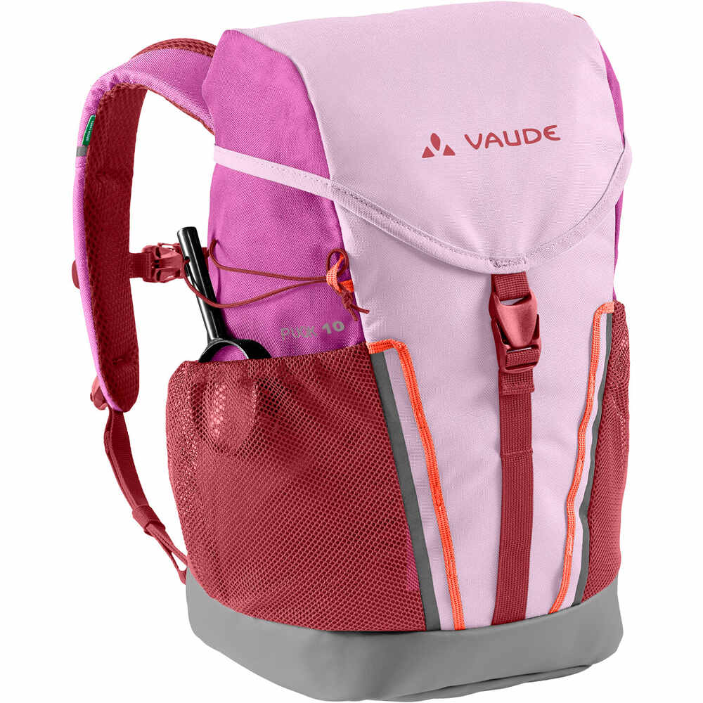 Vaude mochila montaña Puck 10 MORADO vista frontal