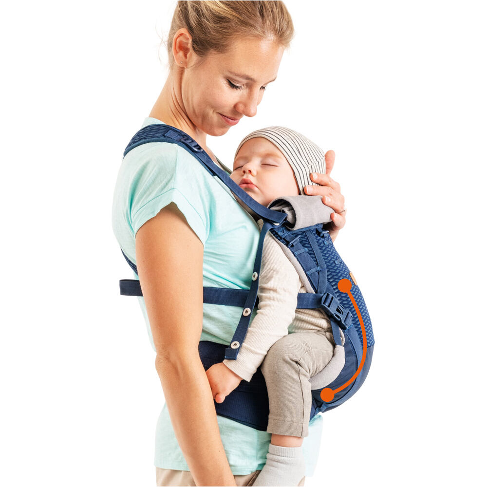 Vaude mochila portabebés montaña AMARE BABY CARRIER GRIS 03