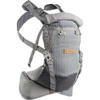 Vaude mochila portabebés montaña AMARE BABY CARRIER GRIS vista frontal