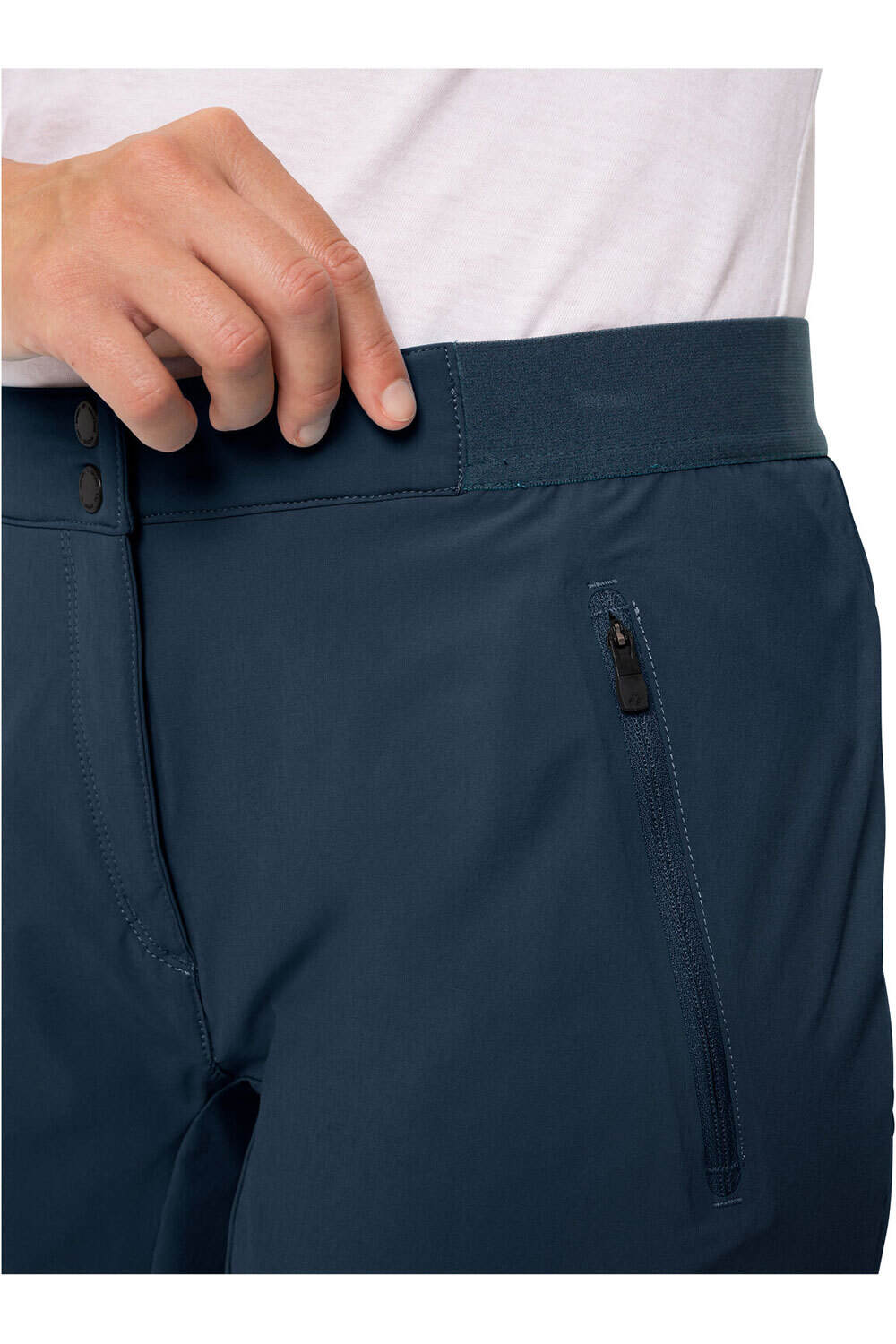 Vaude pantalón corto montaña mujer SCOPI II AZUL 03