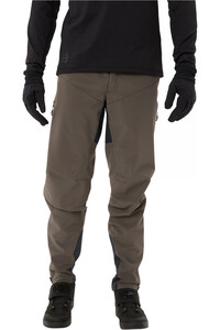 Vaude pantalón largo ciclismo hombre QIMSA II MARRON vista detalle