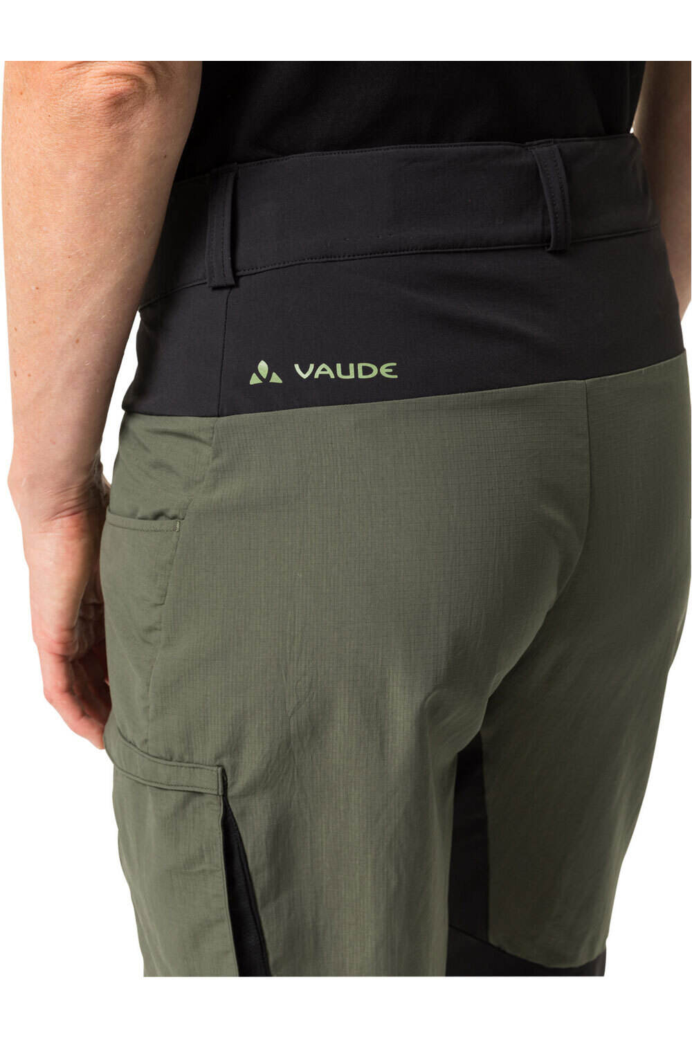 Vaude pantalón largo ciclismo mujer QIMSA VERDE 03