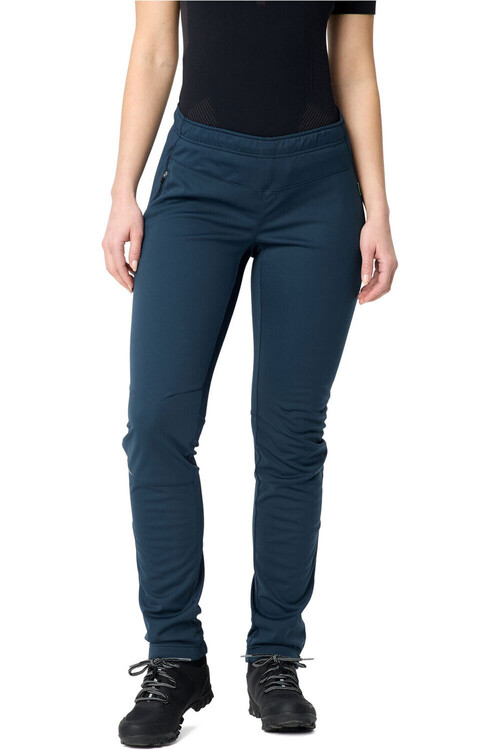 Vaude pantalón largo ciclismo mujer WINTRY V AZUL