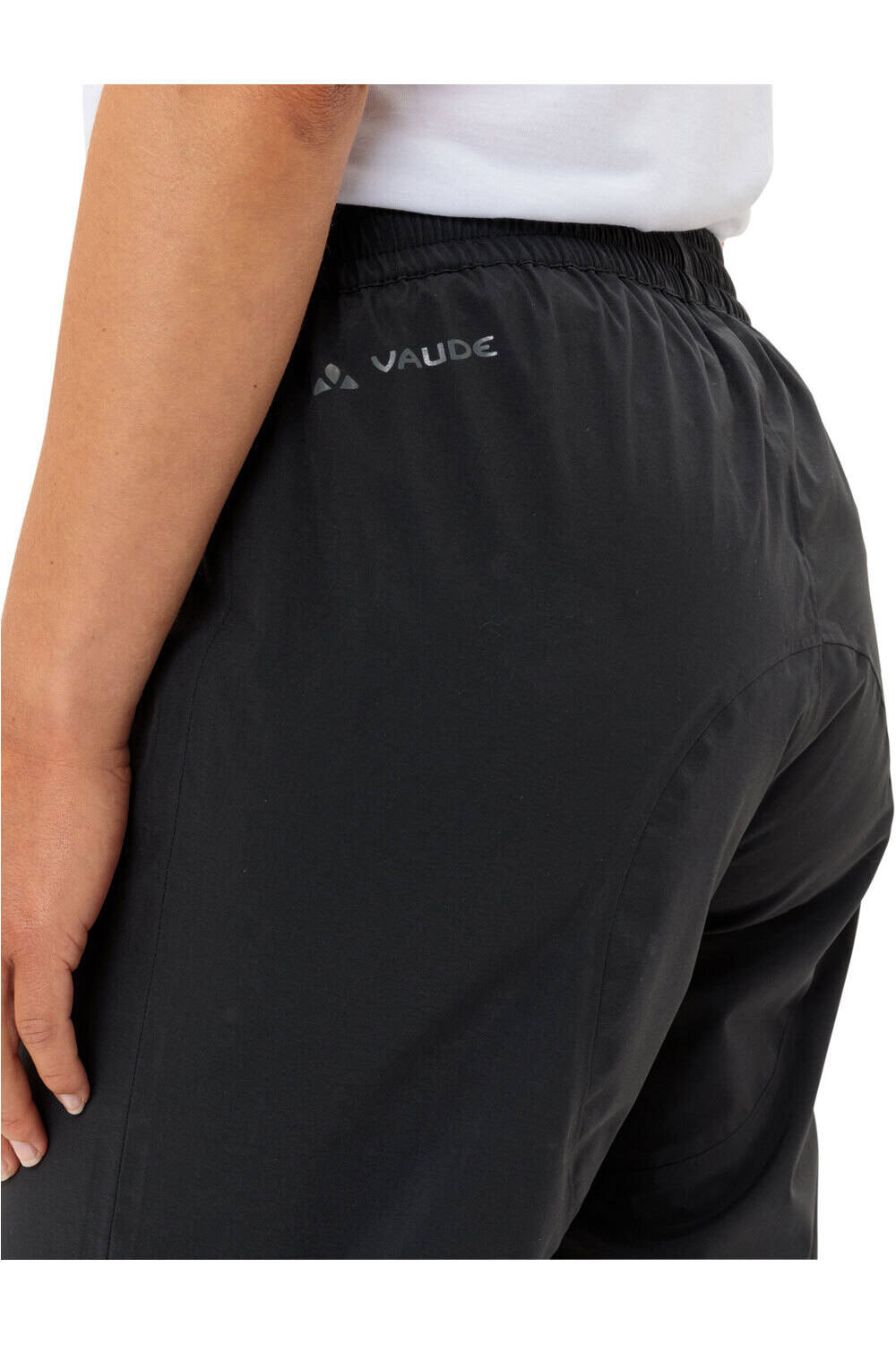 Vaude pantalón largo ciclismo mujer YARAS IV NEGRO 03