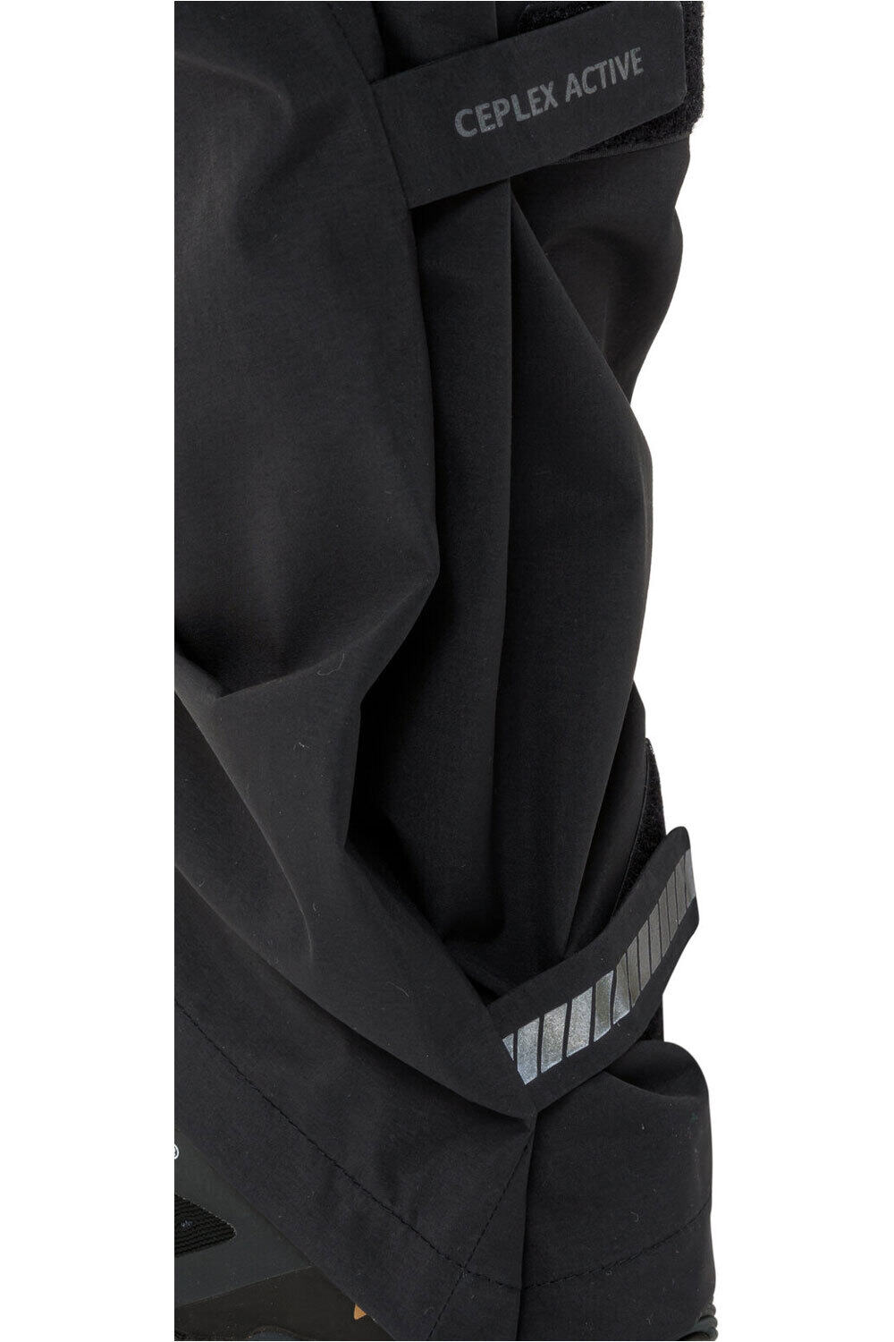 Vaude pantalón largo ciclismo mujer YARAS IV NEGRO vista detalle