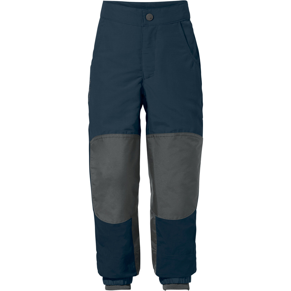 Vaude pantalón montaña niño CAPREA AZUL vista frontal