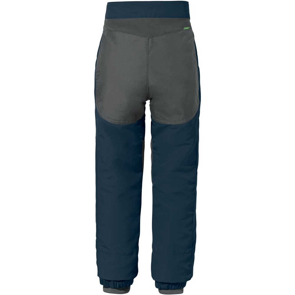Vaude pantalón montaña niño CAPREA AZUL vista trasera