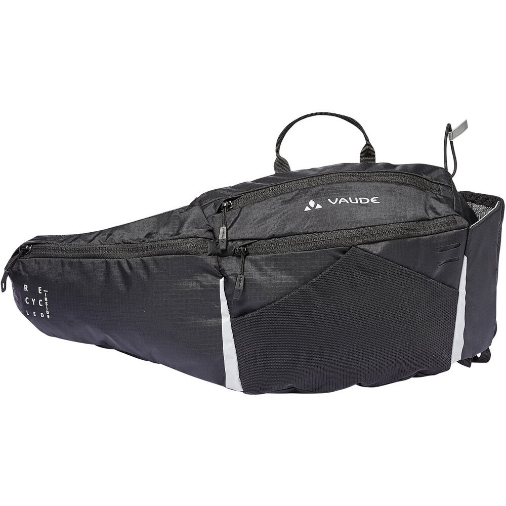 Vaude riñoneras montaña BIG ATTENDANT NEGRO vista frontal